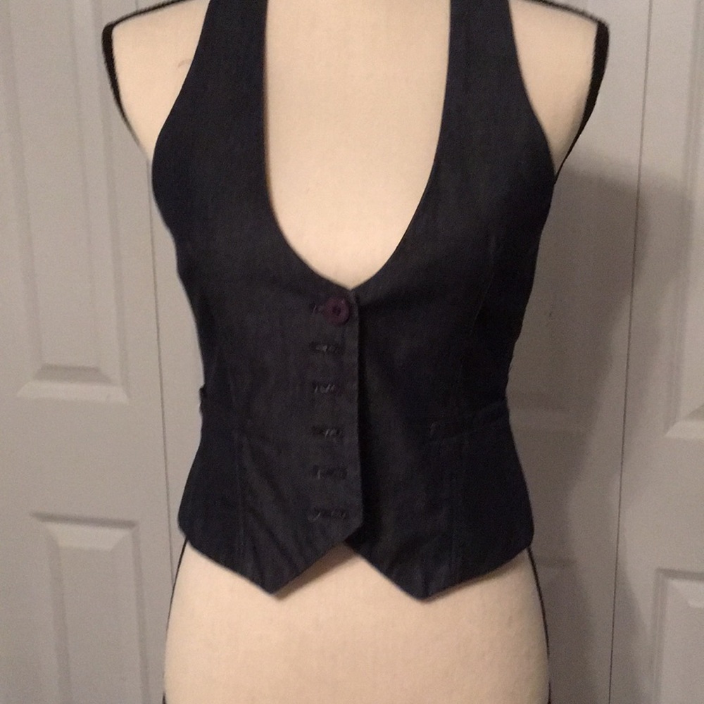 Navy vest